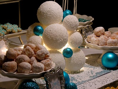 Find tips on throwing a winter wonderland cocoa party with snowthemed 