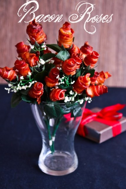 bacon roses valentines