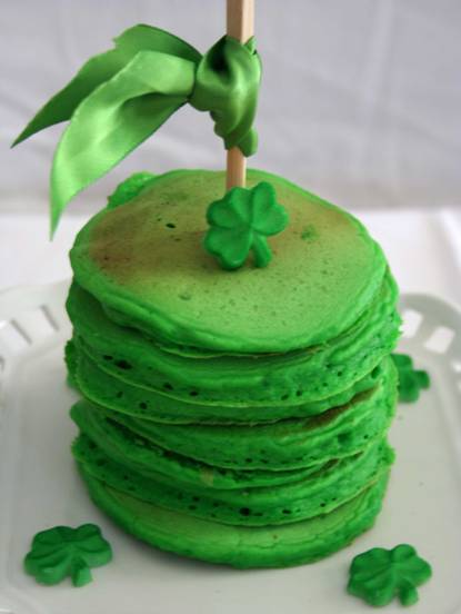 st. patrick's day pancakes