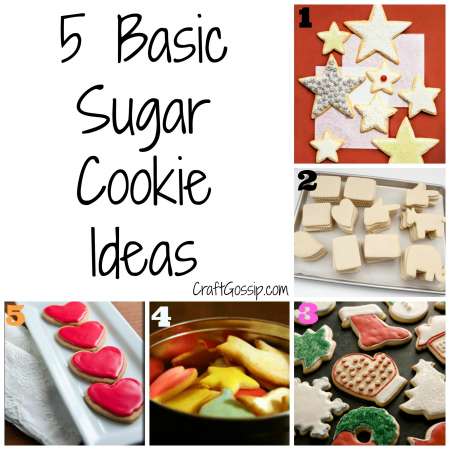 5 Basic Sugar Cookie Ideas