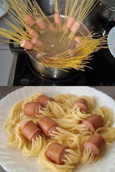 hot-dogs-pasta