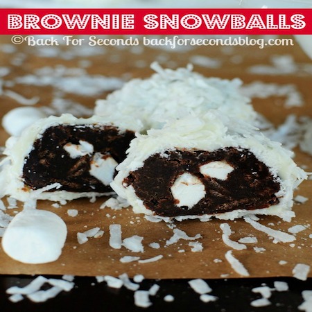 Brownie Snowballs