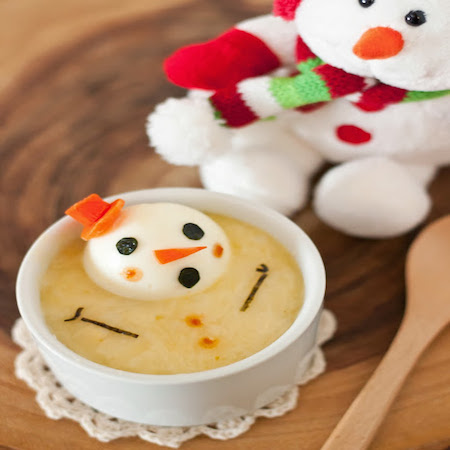 Cheesy Melting Snowman