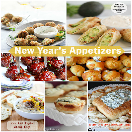 New Year's appetizers