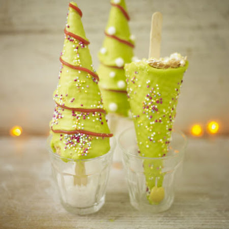 christmas tree crispy pops