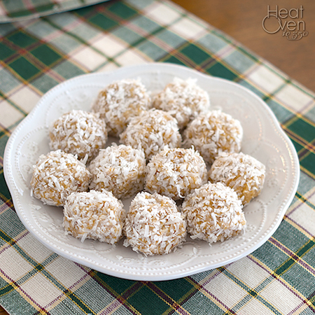 no bake orange snowball cookies