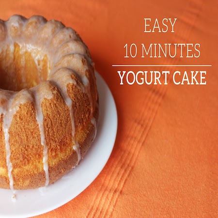 10 Minute Yogurt Cake