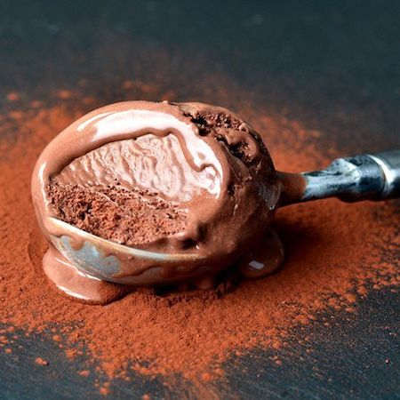 Chocolate Ice Cream with Cocoa