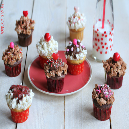 Popcorn cupcakes