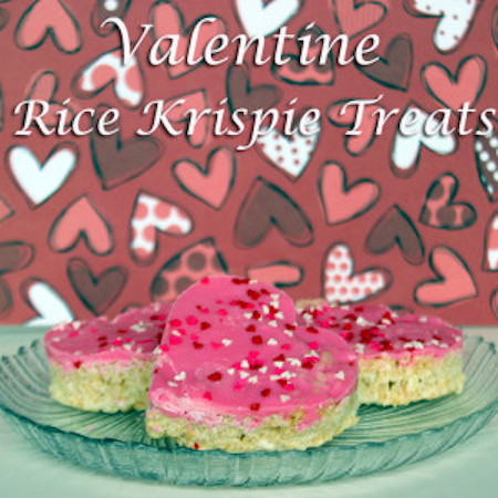 Rice Krispie Treat Hearts