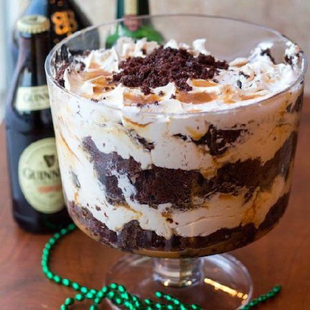 Boozy Irish Car Bomb Trifle