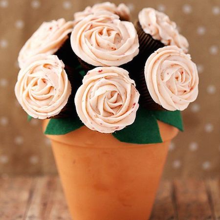 Homemade Cupcake Bouquets