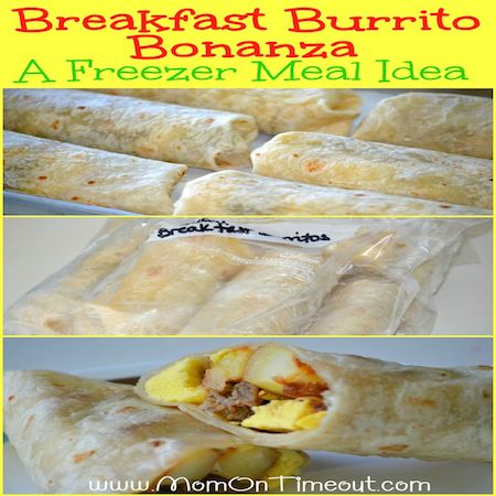 Freezer Breakfast Burrito