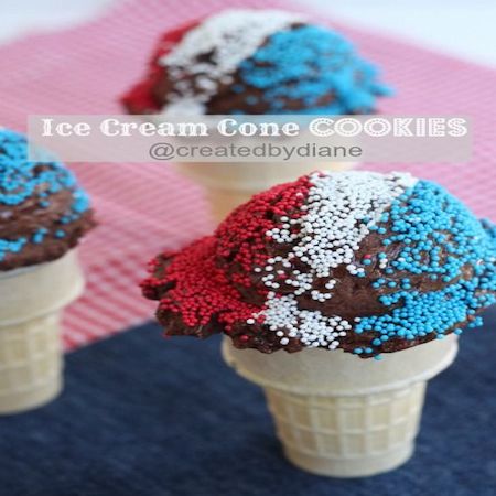 Ice Cream Cone Cookies