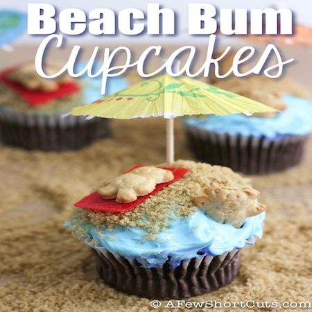 Beach Bum Cupcakes