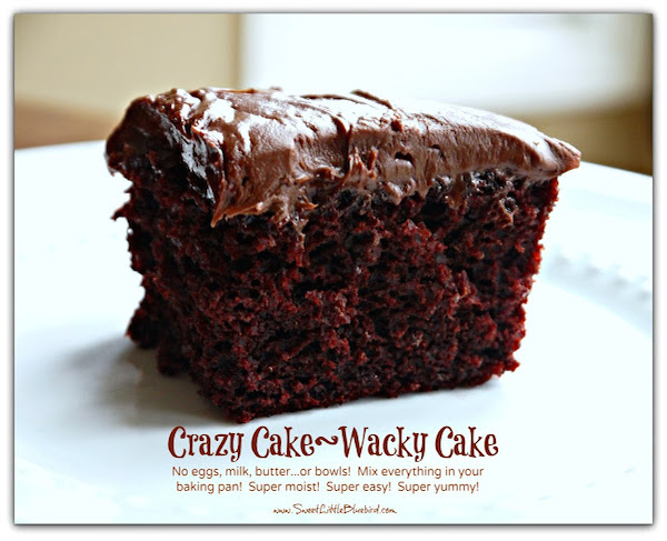 Crazy Cake Wacky Cake recipe