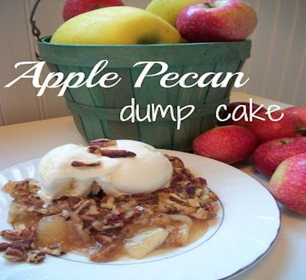 Apple Pecan Dump Cake