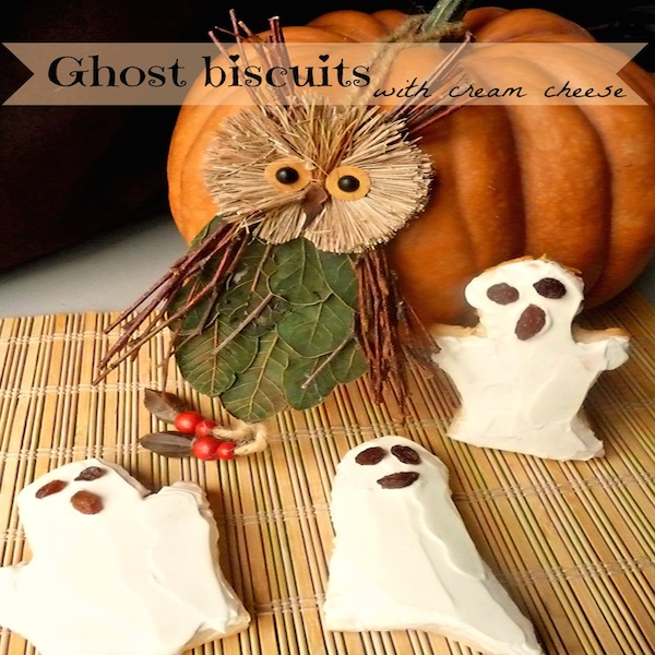 Ghost-biscuits-with-cream-cheese