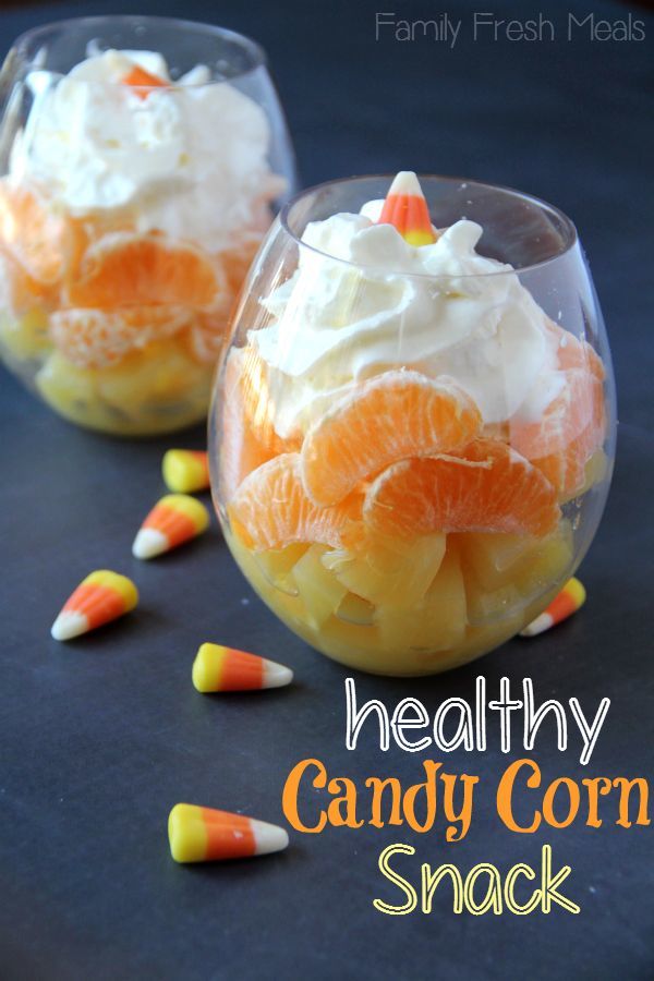 Healthy Candy Corn Snack