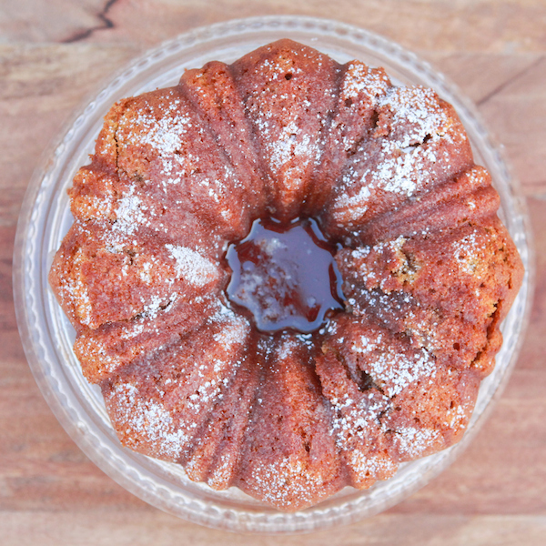 Pumpkin Cake with Apple Cider Glaze