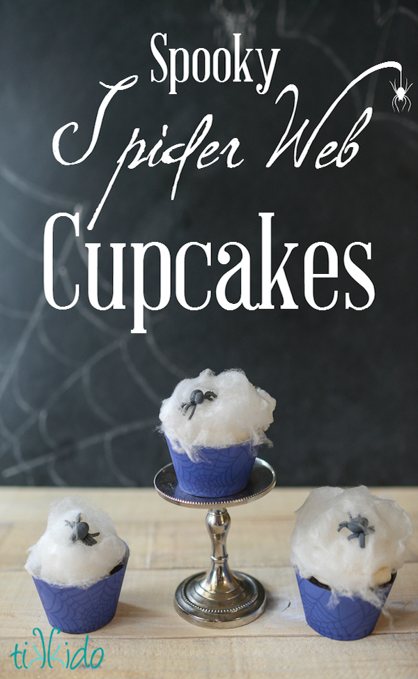 Spider Web Cupcakes