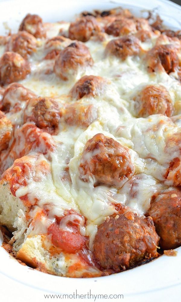 Meatball Sub Casserole