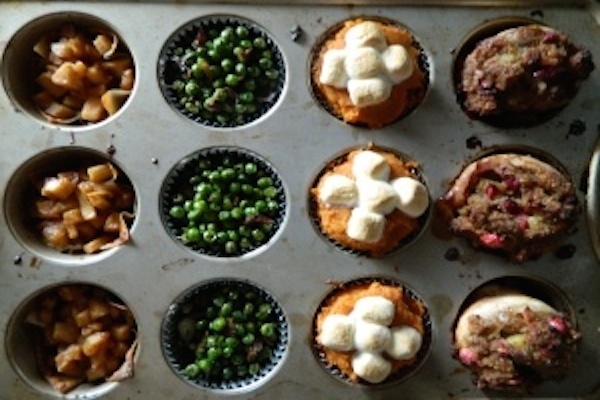 Turkey Dinner in a Muffin Pan