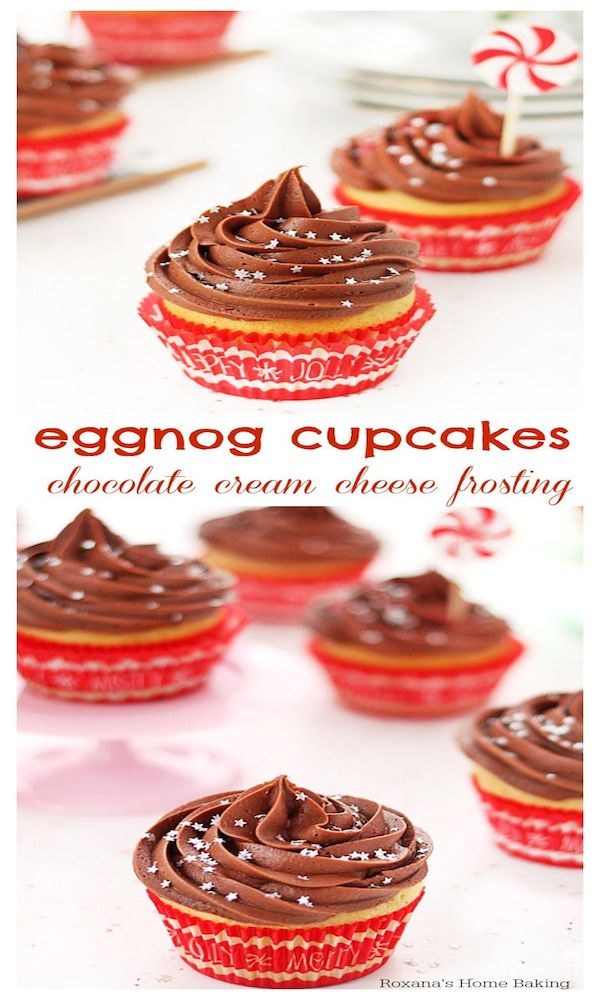 eggnog cupcakes