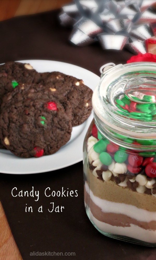 Candy Cookies in a Jar