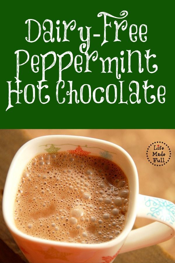 Dairy-Free Peppermint Hot Chocolate