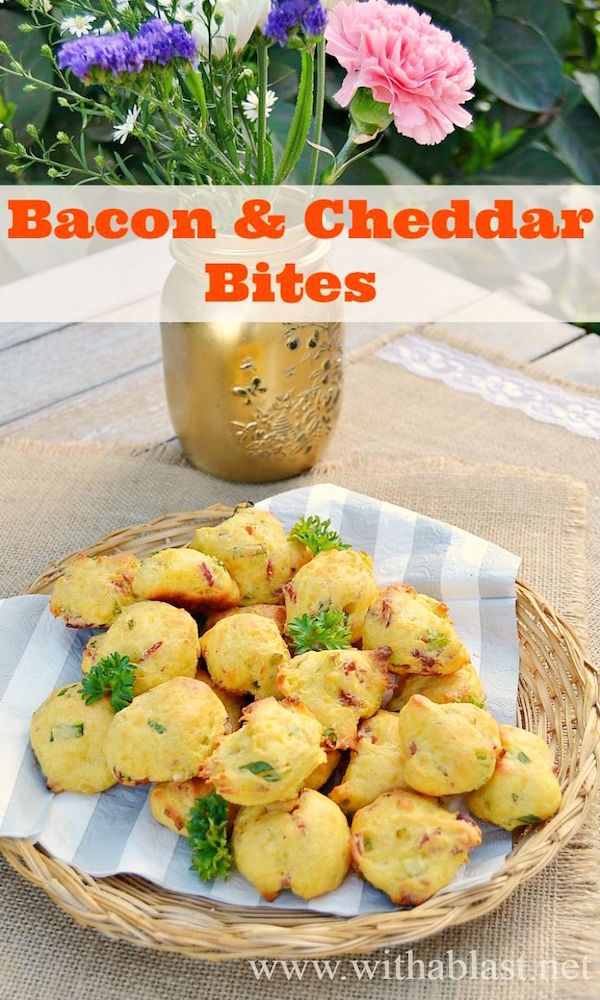 bacon and cheddar bites