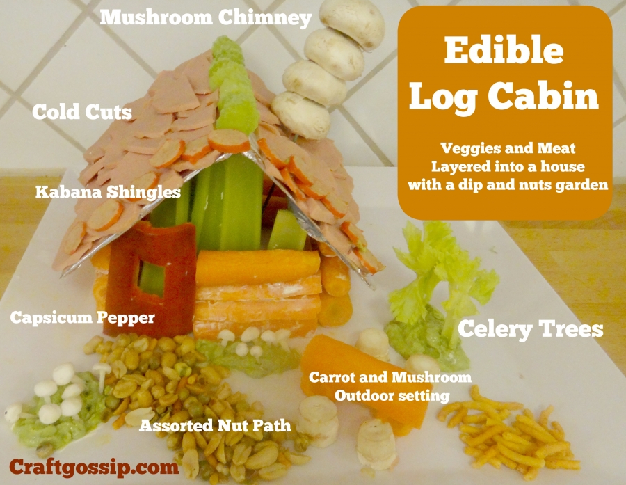 edible-log-cabin-christmas-party-food