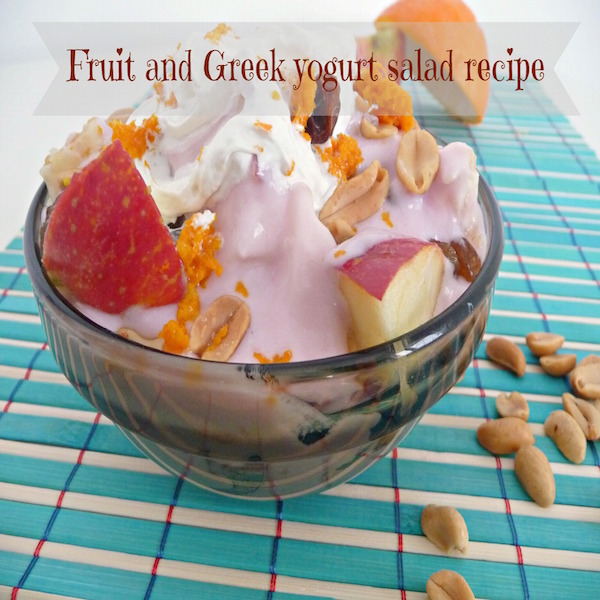 Fruit-and-Greek-yogurt-salad