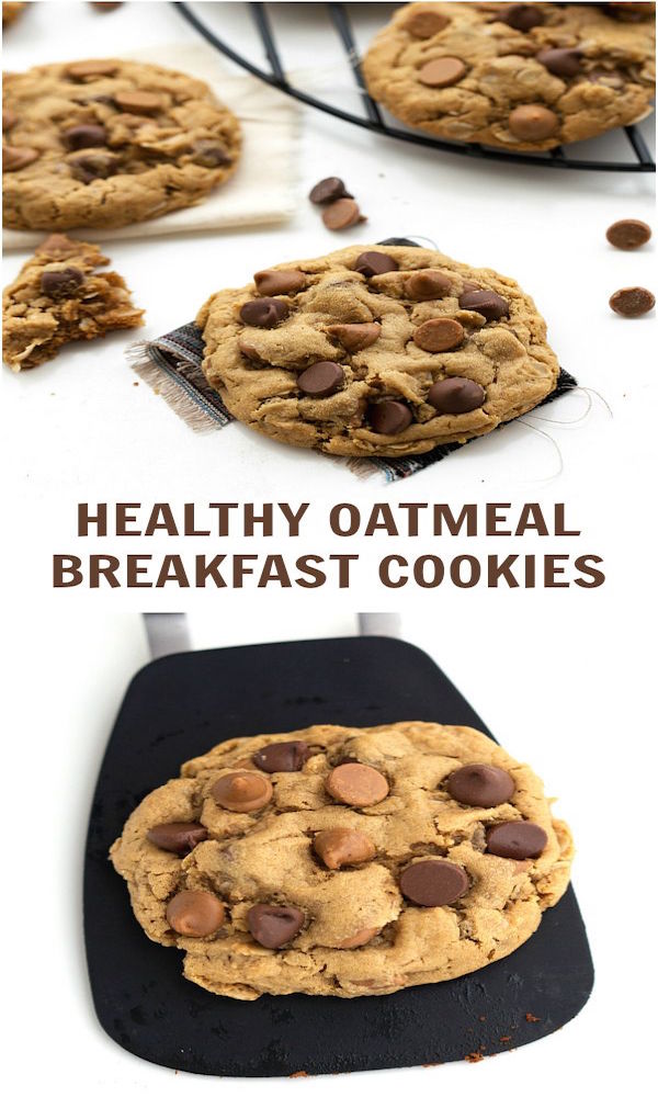 Healthy Oatmeal Breakfast Cookies