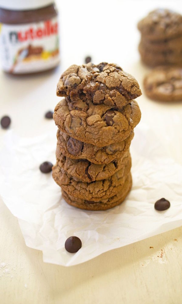 Nutella chocolate Chip Cookies