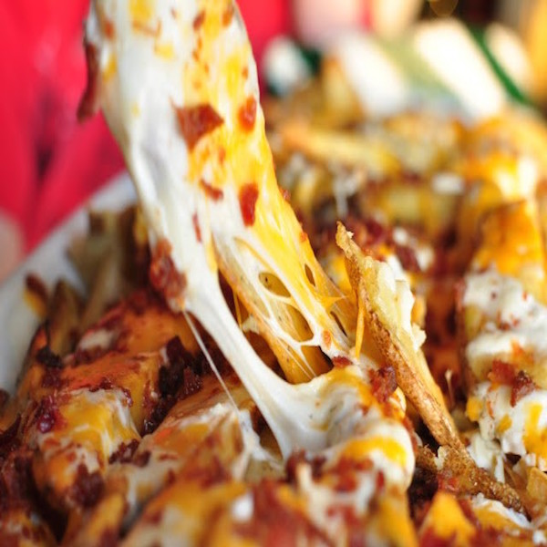 cheesy potato fries