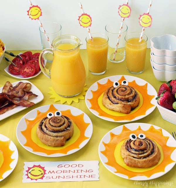 fun-brunch-party-ideas-good-morning-sunshine-buffet-table