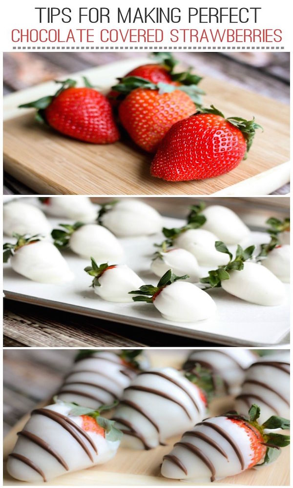 tips for making perfect chocolate covered strawberries