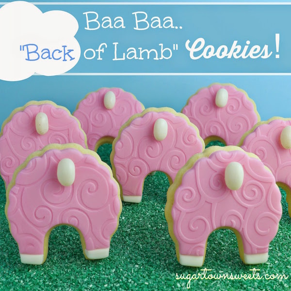 lamb cookies by sugartown sweets