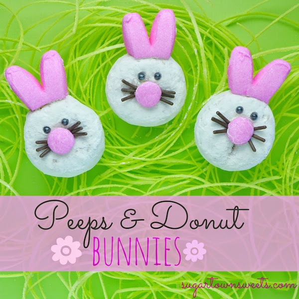 peeps and donut bunnies from sugartown sweets