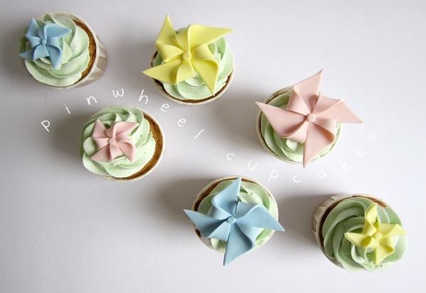 Pinwheel Cupcakes