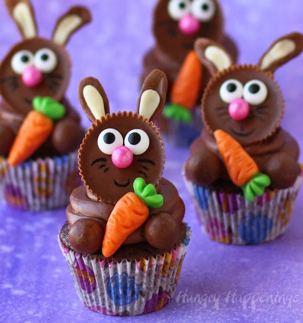 Reeses-cup-Easter-bunny-cupcakes