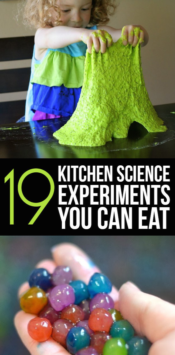 19 kitchen science experiments you can eat