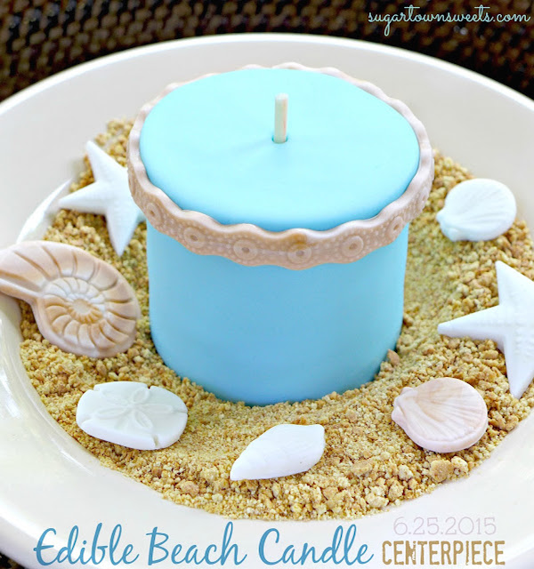 beach candle by Sugartown Sweets