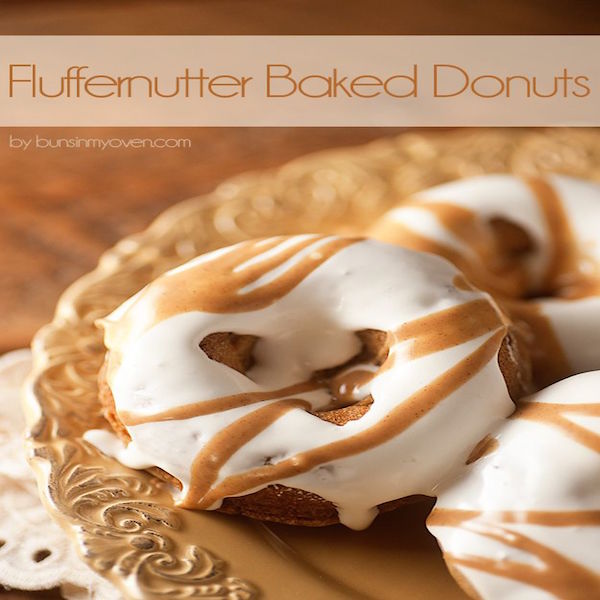 fluffernutter baked donuts