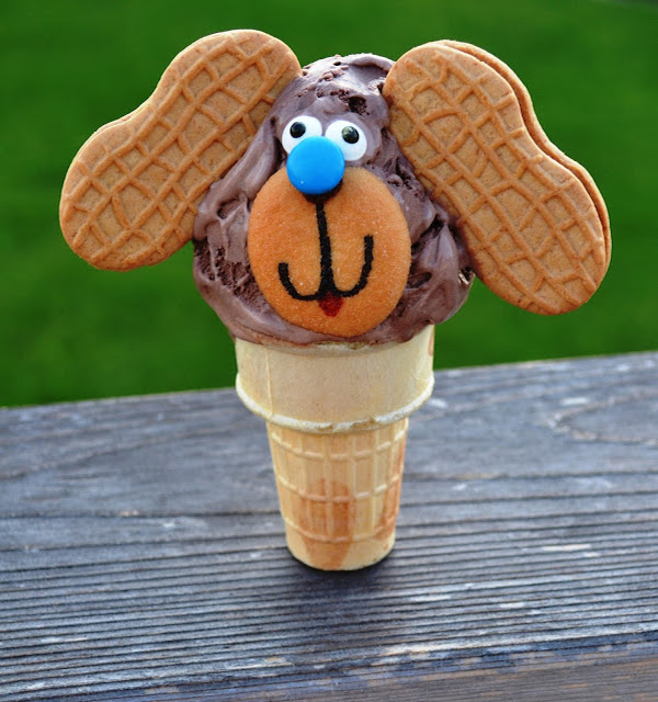 ice cream cone puppy