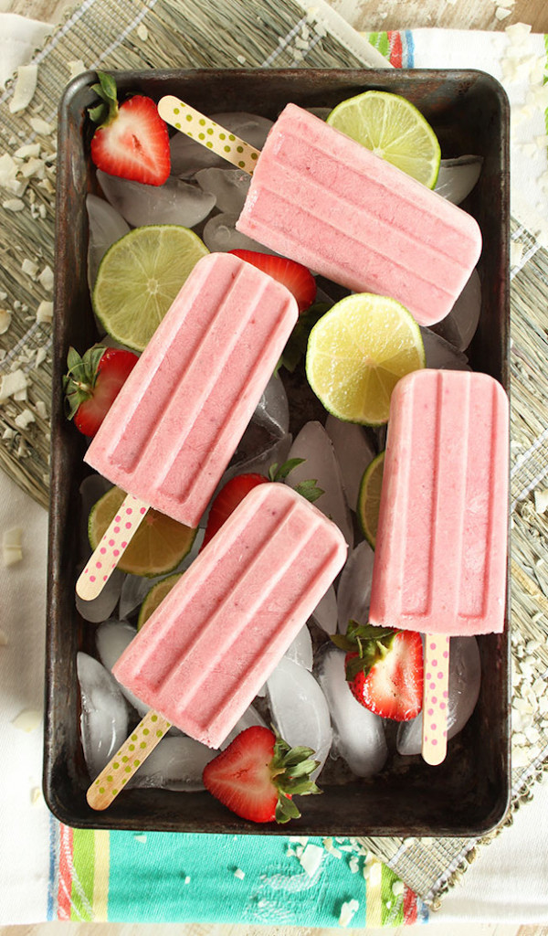 Strawberry-Coconut-Margarita-Popsicles