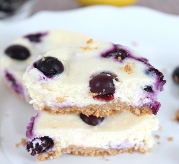 lemon blueberry cheesecake