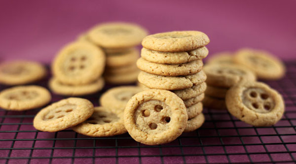 peanut butter button cookies