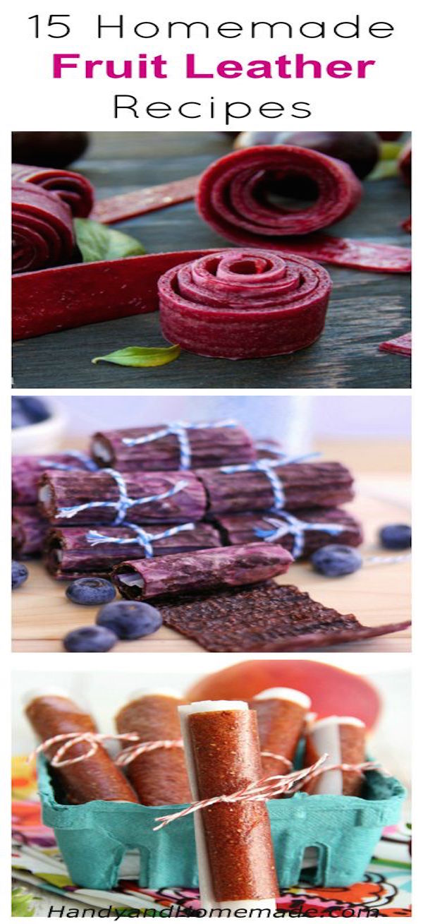 15 homemade fruit leather